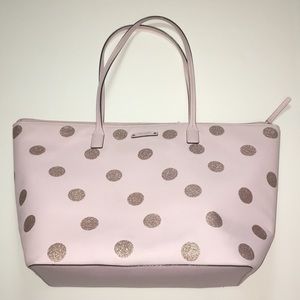 Kate Spade ♠️ Haven Lane Pink  Polka Dot Tote
